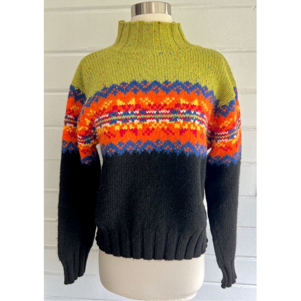 Vintage 90s Express Wool Holiday Sweater